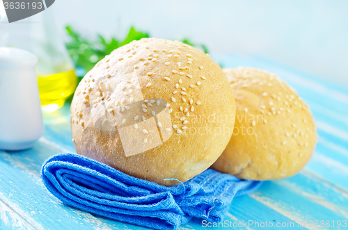 Image of rolls for burgers