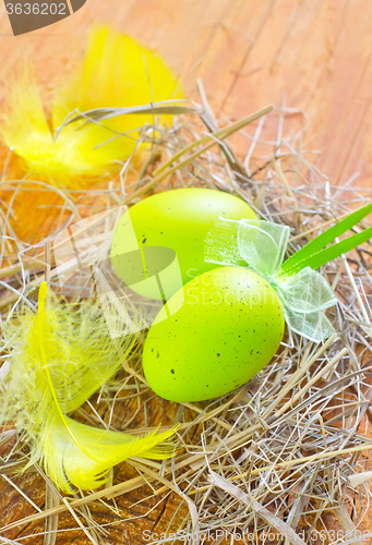 Image of easter eggs