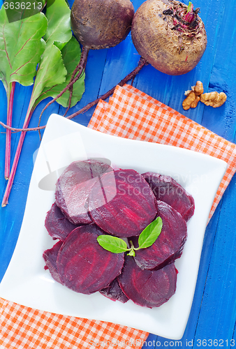 Image of beet on plate