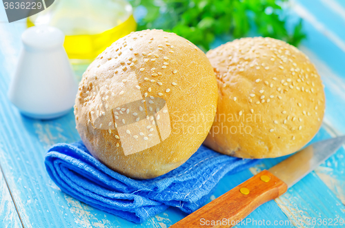 Image of rolls for burgers