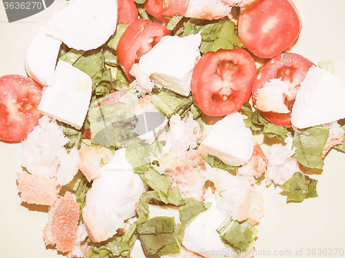 Image of Retro looking Tomato salad
