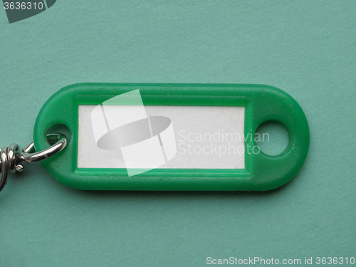 Image of Green keyring