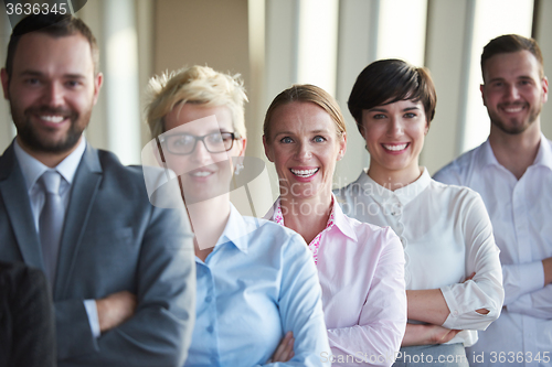 Image of diverse business people group