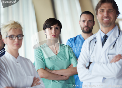 Image of group of medical staff at hospital