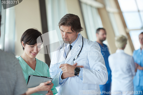 Image of group of medical staff at hospital
