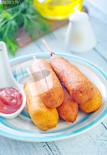 Image of corndogs