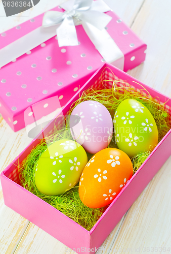 Image of easter eggs