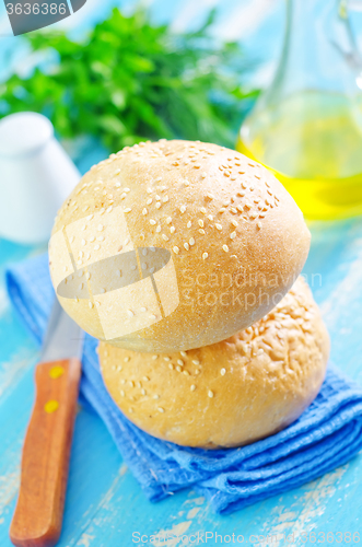 Image of rolls for burgers