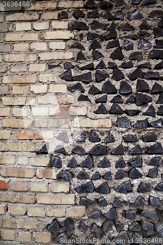 Image of   the building wall  