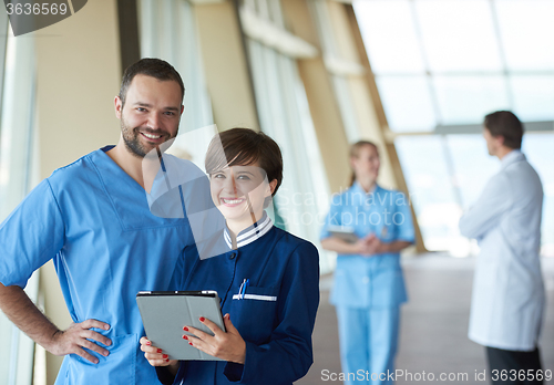 Image of group of medical staff at hospital