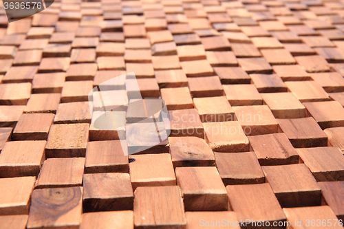 Image of wooden cubes background