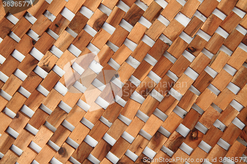 Image of wooden cubes background