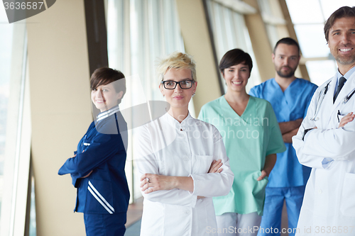 Image of group of medical staff at hospital