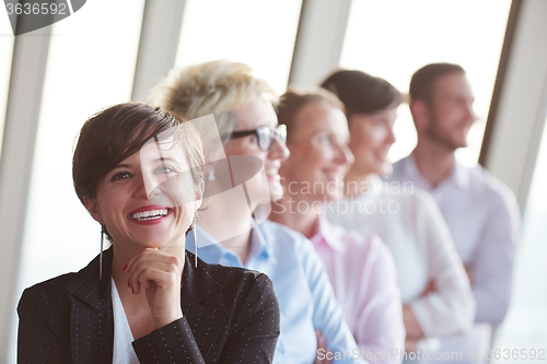 Image of diverse business people group