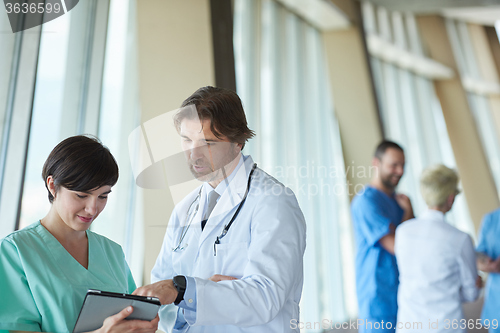 Image of group of medical staff at hospital