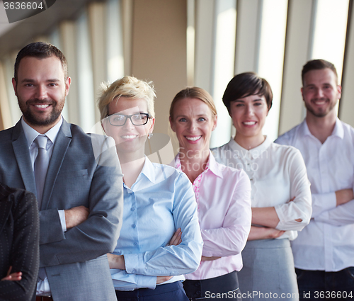 Image of diverse business people group