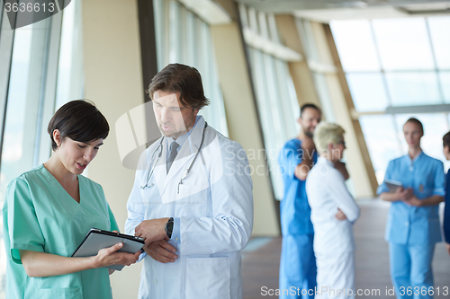 Image of group of medical staff at hospital