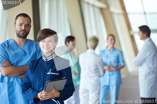 Image of group of medical staff at hospital