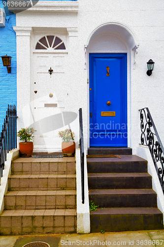 Image of notting hill in london england old suburban and antique     wall