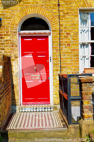 Image of notting   hill  area  in london england old suburban and antique