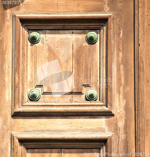 Image of  in lonate pozzolo rusty brass brown knocker  