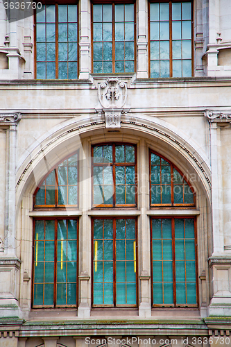 Image of old construction in   wall  window 