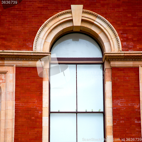 Image of old architecture in england london europe wall and history