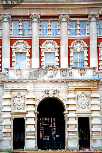 Image of old construction in england   london wall   light