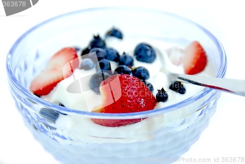 Image of Yogurt and berries