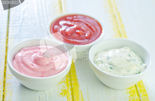 Image of sauces