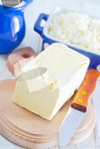 Image of butter, milk and cottage