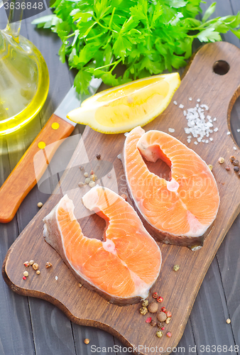 Image of raw salmon