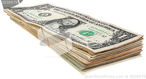 Image of Stack of dollars banknotes_1