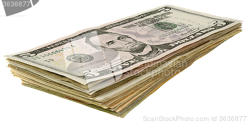 Image of Stack of dollars banknotes_5