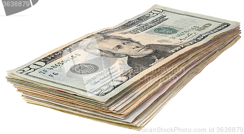 Image of Stack of dollars banknotes_20