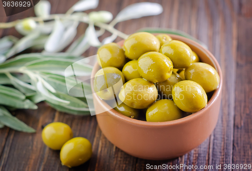 Image of green olives