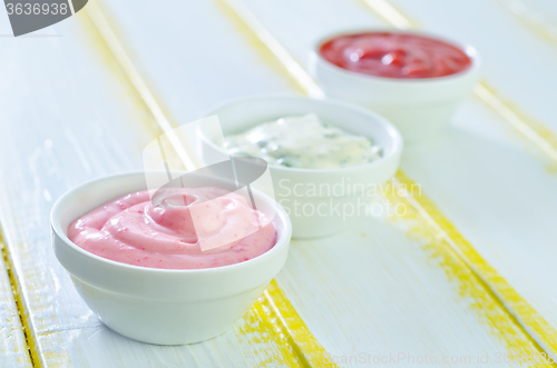 Image of sauces