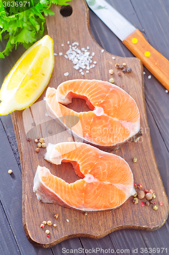 Image of raw salmon