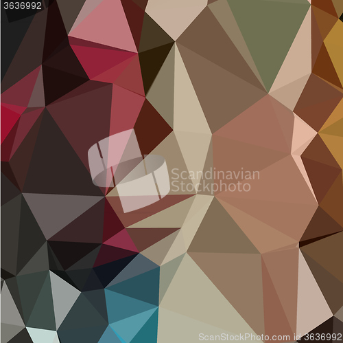 Image of Butterscotch Brown Abstract Low Polygon Background