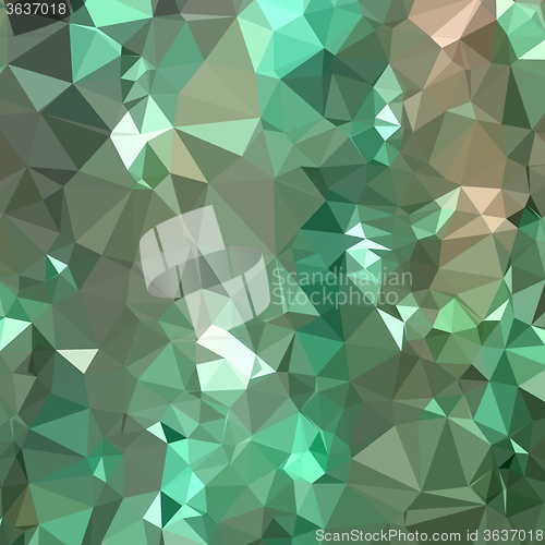 Image of Caribbean Green Abstract Low Polygon Background