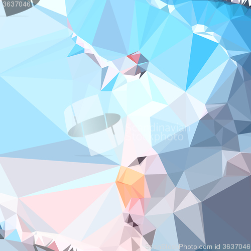 Image of Air Superiority Blue Abstract Low Polygon Background