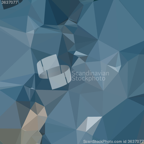 Image of Cerulean Frost Blue Abstract Low Polygon Background