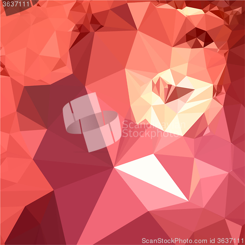 Image of Bittersweet Red Abstract Low Polygon Background