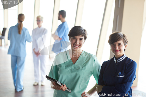 Image of group of medical staff at hospital