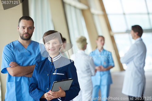 Image of group of medical staff at hospital