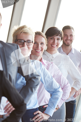 Image of diverse business people group