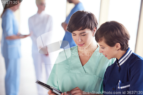 Image of group of medical staff at hospital