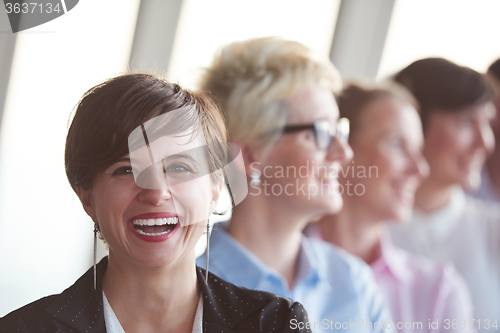 Image of diverse business people group