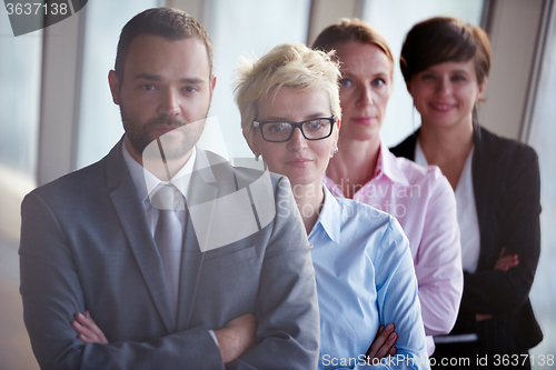 Image of diverse business people group