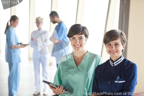 Image of group of medical staff at hospital